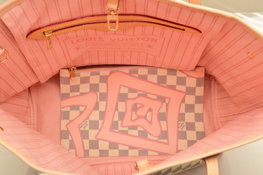 LV bag LV NEVERFULL N41050 Neverfull Damier Azur Louis Vuitton Monogram 32 x 29 x 17 cm ( x — AAA Quality Replica — photo 8