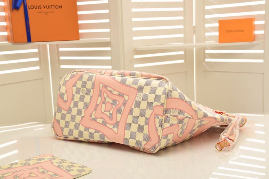 LV bag LV NEVERFULL N41050 Neverfull Damier Azur Louis Vuitton Monogram 32 x 29 x 17 cm ( x — AAA Quality Replica — photo 5
