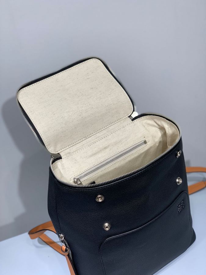 LOEWE bag Qi Wei's same Goya series girls' backpack, small and exquisite, calfskin textile lining, — 1:1 Replica — photo 6