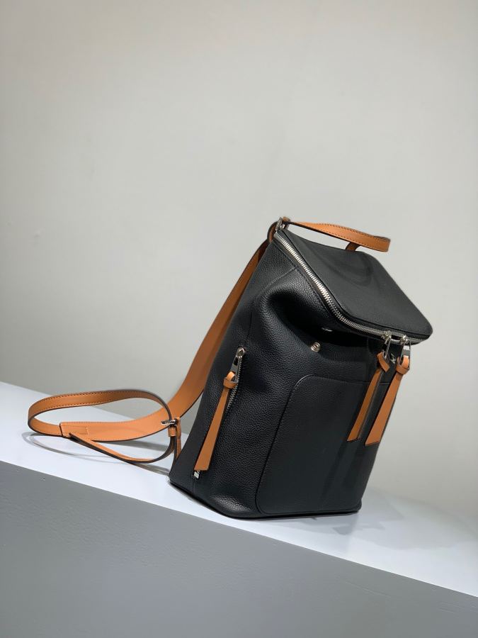 LOEWE bag Qi Wei's same Goya series girls' backpack, small and exquisite, calfskin textile lining, — 1:1 Replica — photo 4