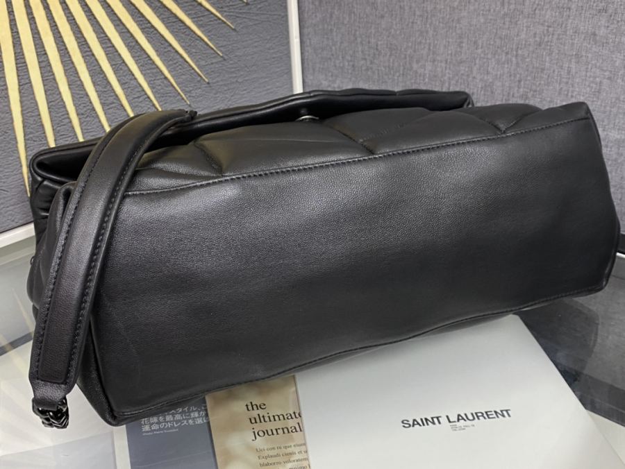 Bolsa YSL 35cm LOULOU PUFFER 100% logotipo Y — photo 5
