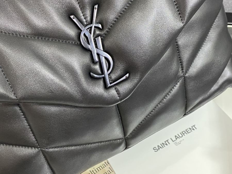 Bolsa YSL 35cm LOULOU PUFFER 100% logotipo Y — photo 6