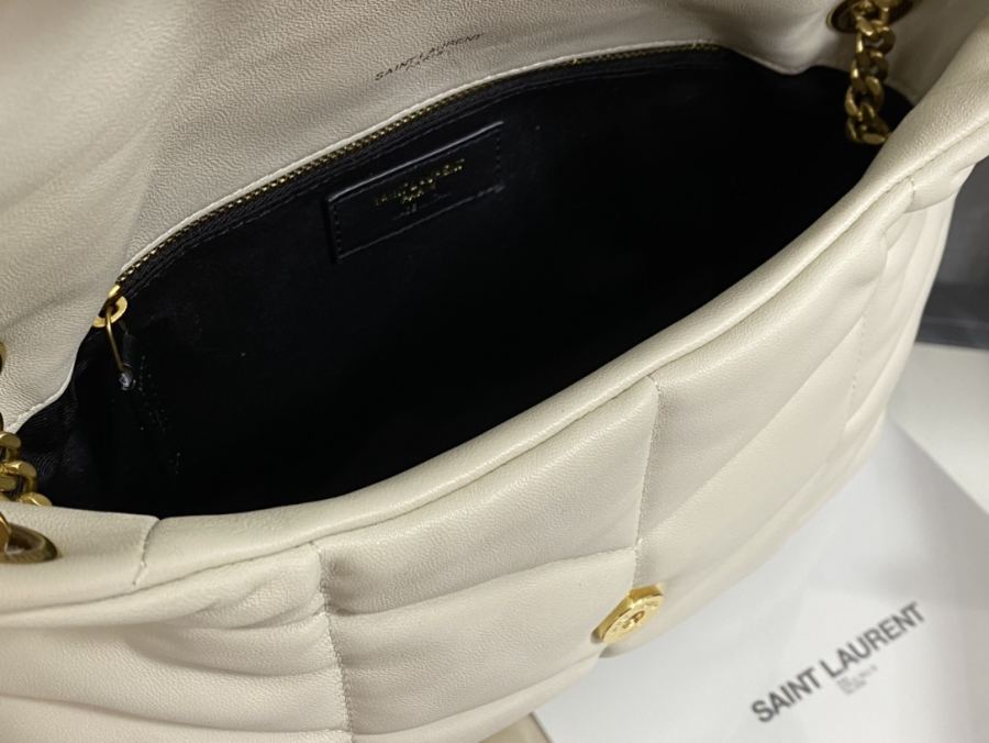 YSL bag cm LOULOU PUFFER 100% Y logo. 35x23x13.5cm 577475 35cm — Premium Replica — photo 9