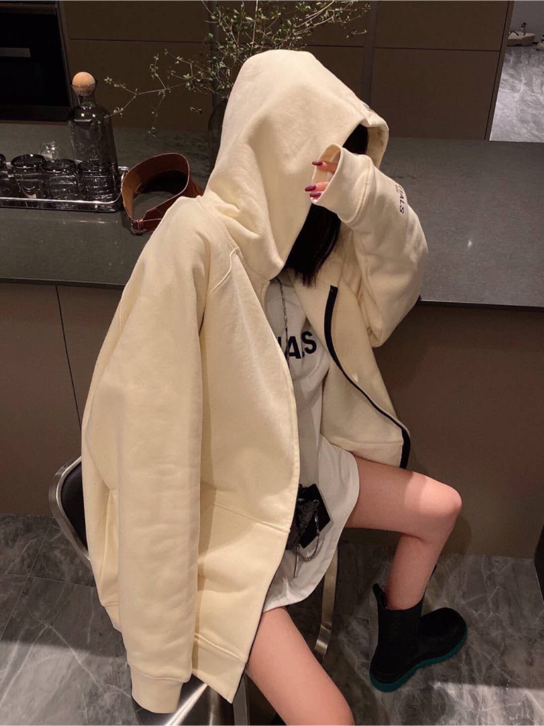 Fear of God Clothes “ replica FEAR OF GOD ESSENTIALS logo ” oversize FOG yuan,ESSENTIALS — photo 7