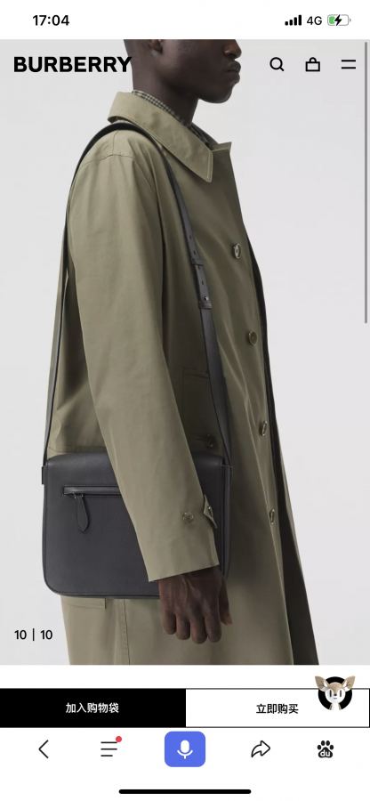 Burberry bag Official website upper body, the upper body gives people a confident, calm and capable — AAA Quality Replica — photo 2