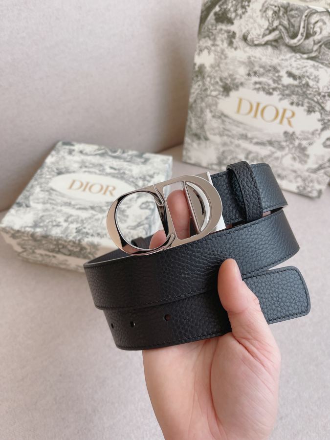 Dior belt men's casual belt series. The simple metal "CD" logo expresses fashionable style; it is — 1:1 Replica For Sale