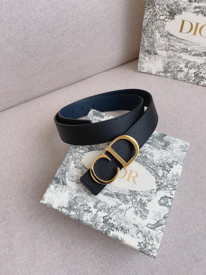 Dior belt men's casual belt series. The simple metal "CD" logo expresses fashionable style; it is — Premium Replica — photo 5