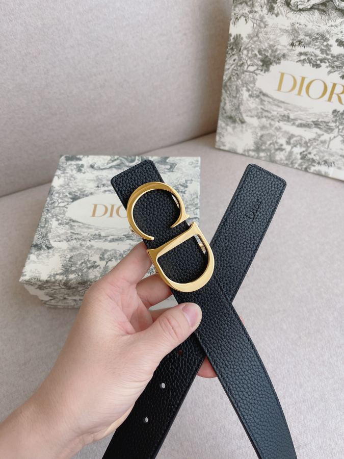 Dior belt men's casual belt series. The simple metal "CD" logo expresses fashionable style; it is — Premium Replica — photo 7