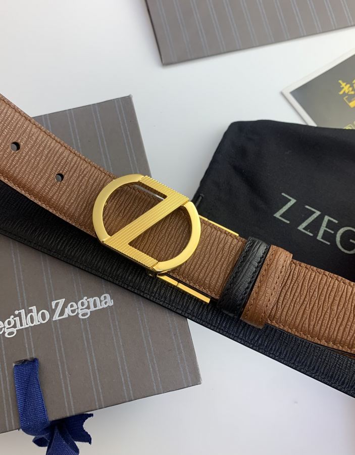 ZEGNA belt Zegna Men's Series Z 3 5cm Men's — 1:1 Replica