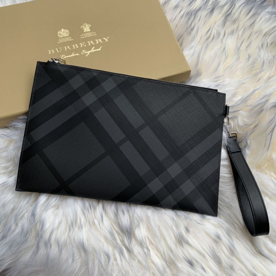 Hand bag Bjia pure original men's latest plaid equestrian knight pattern handbag, imported grained — 1:1 Replica — photo 2