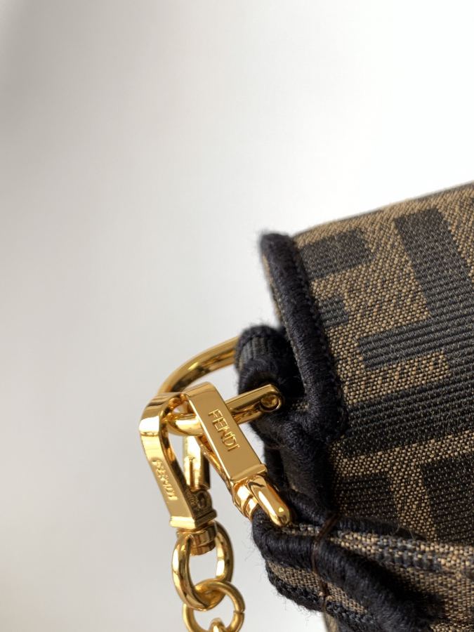 Fendi bag Fend Baguette FF Fendi Label size 19-4-11 5cm 8851 — 1:1 Replica — photo 5