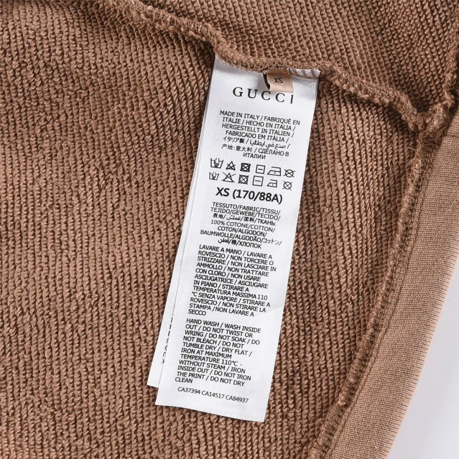 Gucci men GUCCI/Gucci red and green webbing half-zip long-sleeved hooded sweatshirt — Premium Replica — photo 9