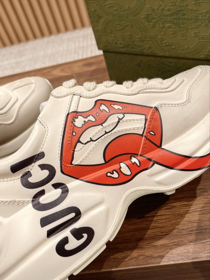 Gucci women's shoes +10 𝗚𝘂𝗰𝗰𝗶# Rhyton 5cm — 1:1 Replica — photo 7