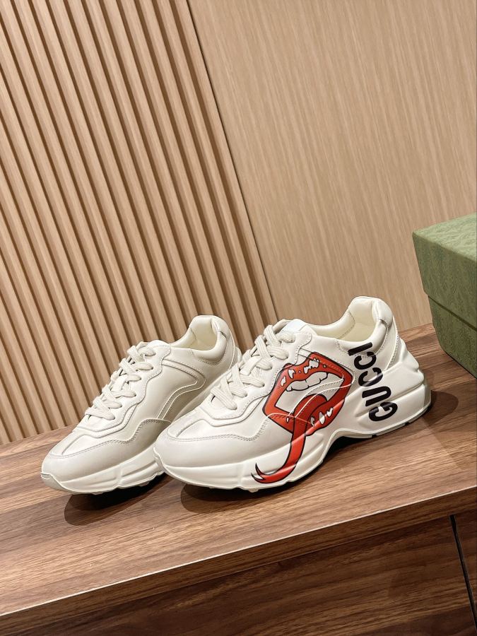 Gucci women's shoes +10 𝗚𝘂𝗰𝗰𝗶# Rhyton 5cm — 1:1 Replica — photo 2