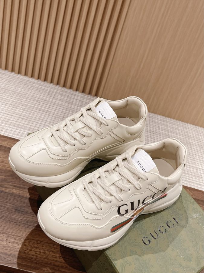 Gucci women's shoes +10 𝗚𝘂𝗰𝗰𝗶# Rhyton 5cm Size 35-39-44 1:1 LOGO 2 3 4 5 TPU 6 5 D 7 8 (9) (10) — photo 4