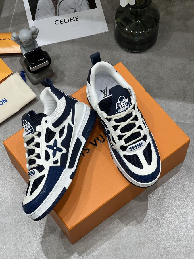 Dior women's shoes 𝙇𝙑 2024𝐒𝐒 𝐧𝐞𝐰 LOUIS V Trainer Sneaker LOUISV 2023 Series — 1:1 Replica For Sale — photo 8