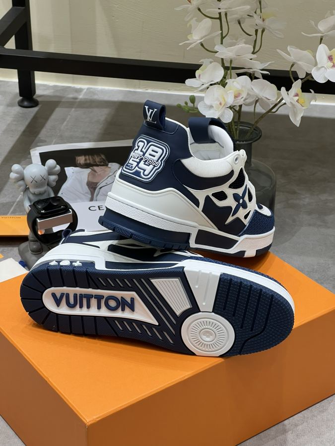Dior women's shoes 𝙇𝙑 2024𝐒𝐒 𝐧𝐞𝐰 LOUIS V Trainer Sneaker LOUISV 2023 Series — 1:1 Replica For Sale — photo 9