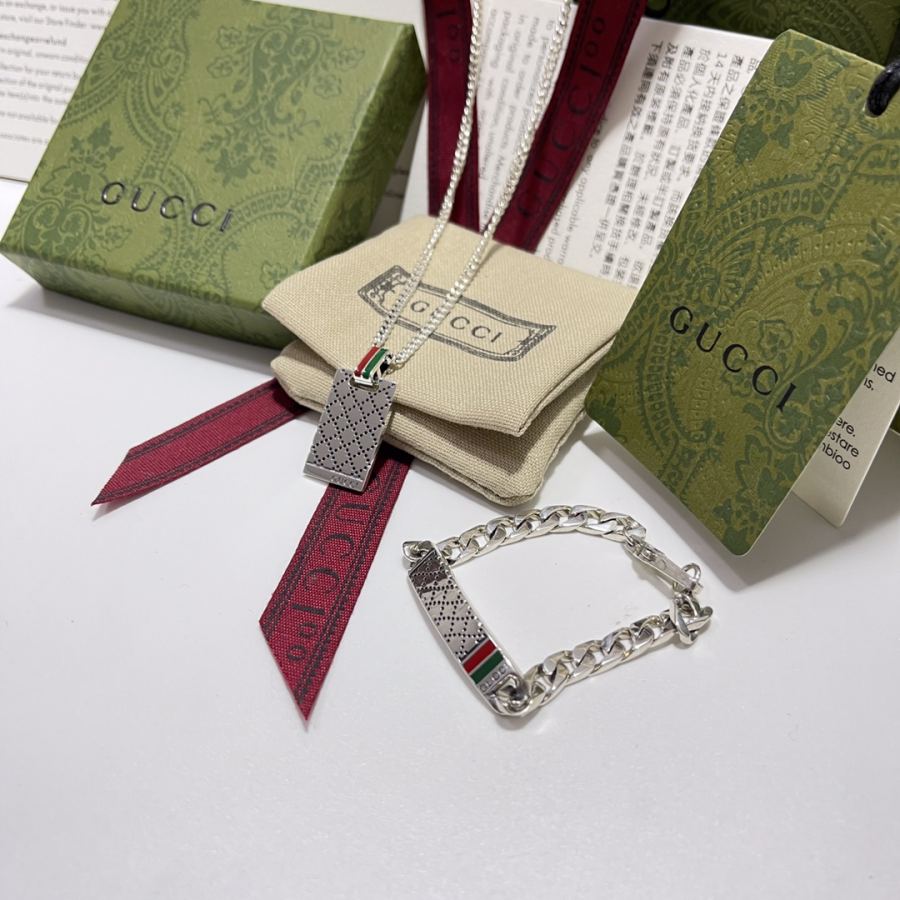 Gucci Jewelry Gucci Lingge square necklace — 1:1 Replica For Sale — photo 7