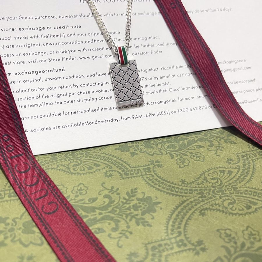Gucci Jewelry Gucci Lingge square necklace — 1:1 Replica For Sale — photo 5
