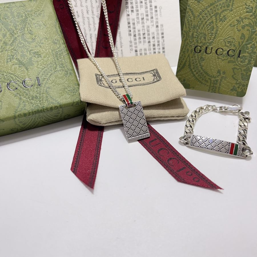 Gucci Jewelry Gucci Lingge square necklace — 1:1 Replica For Sale — photo 2