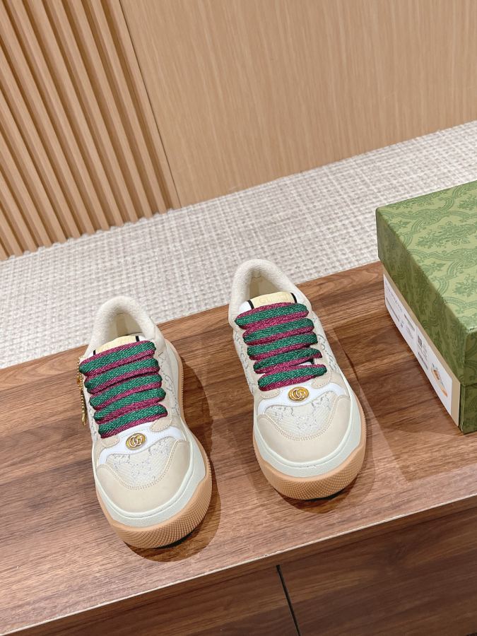 Gucci women's shoes # 𝙂𝙪𝙘𝙘𝙞 𝘿𝙤𝙪𝙗𝙡𝙚 𝙎𝙘𝙧𝙚𝙚𝙣𝙚𝙧 — AAA Quality Replica