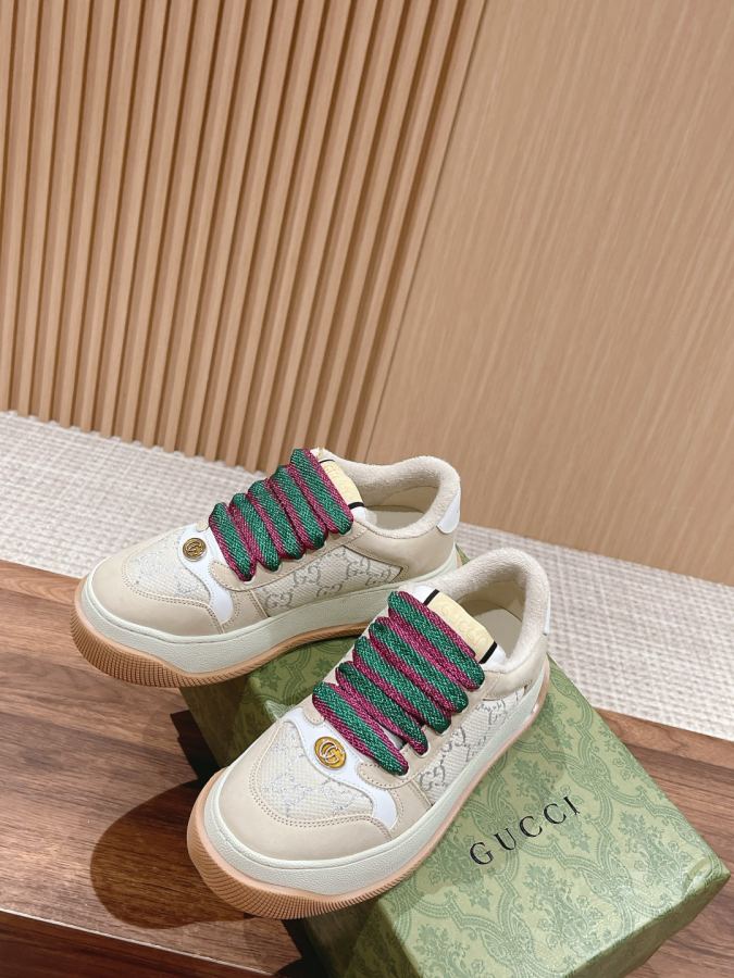 Gucci women's shoes # 𝙂𝙪𝙘𝙘𝙞 𝘿𝙤𝙪𝙗𝙡𝙚 𝙎𝙘𝙧𝙚𝙚𝙣𝙚𝙧 — AAA Quality Replica — photo 4