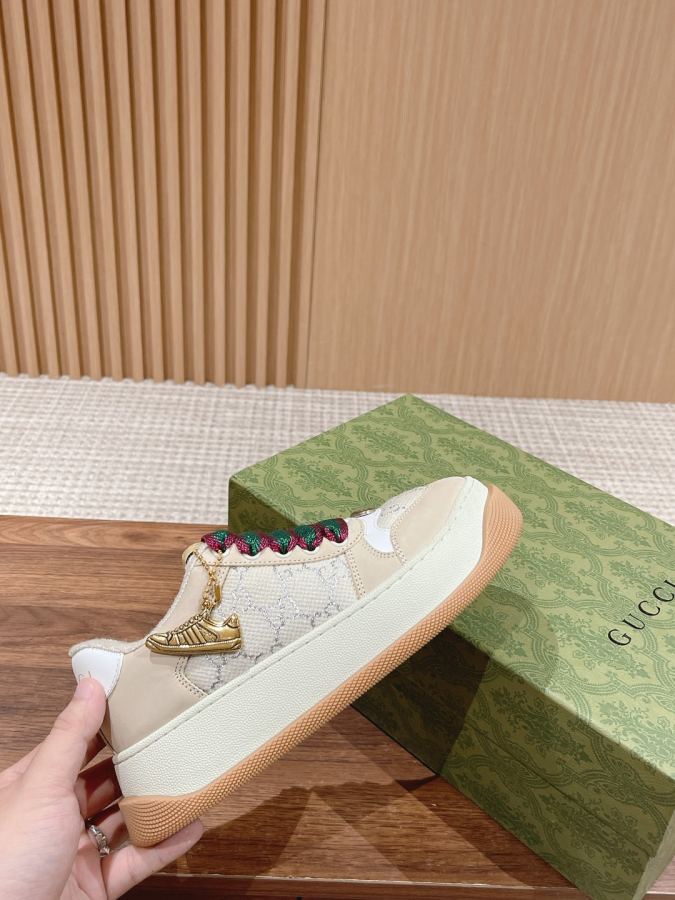 Gucci women's shoes # 𝙂𝙪𝙘𝙘𝙞 𝘿𝙤𝙪𝙗𝙡𝙚 𝙎𝙘𝙧𝙚𝙚𝙣𝙚𝙧 — AAA Quality Replica — photo 5
