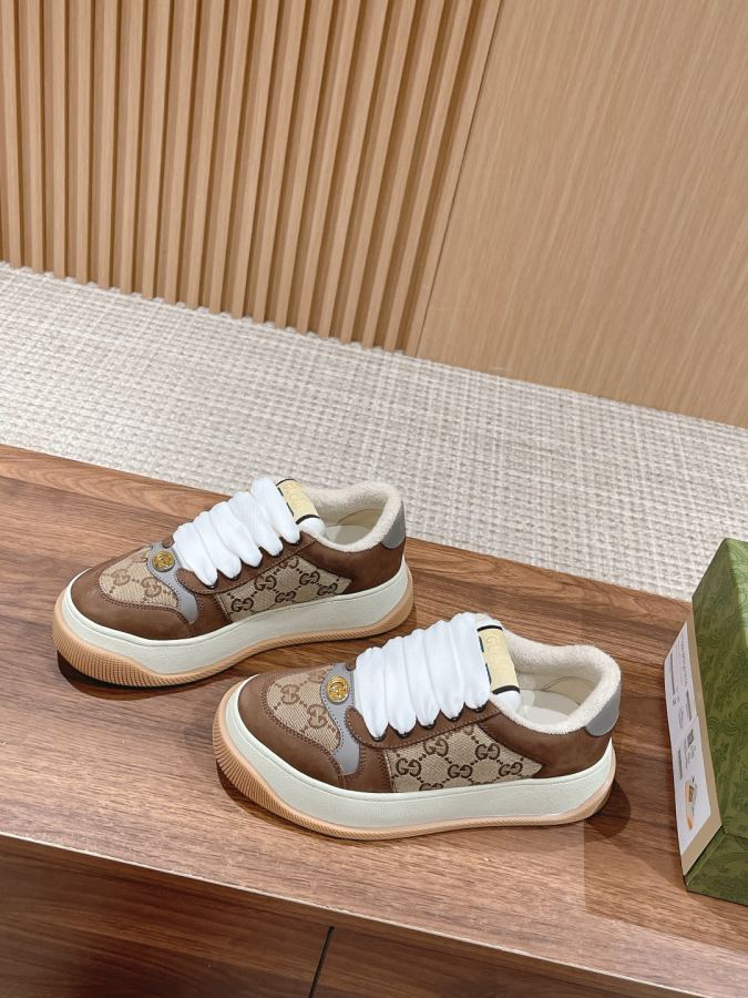 Gucci women's shoes # 𝙂𝙪𝙘𝙘𝙞 𝘿𝙤𝙪𝙗𝙡𝙚 𝙎𝙘𝙧𝙚𝙚𝙣𝙚𝙧 — 1:1 Replica — photo 2