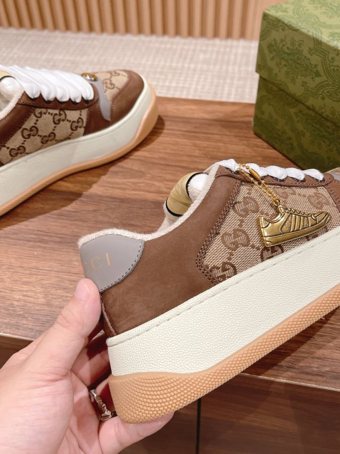 Gucci women's shoes # 𝙂𝙪𝙘𝙘𝙞 𝘿𝙤𝙪𝙗𝙡𝙚 𝙎𝙘𝙧𝙚𝙚𝙣𝙚𝙧 — 1:1 Replica — photo 7