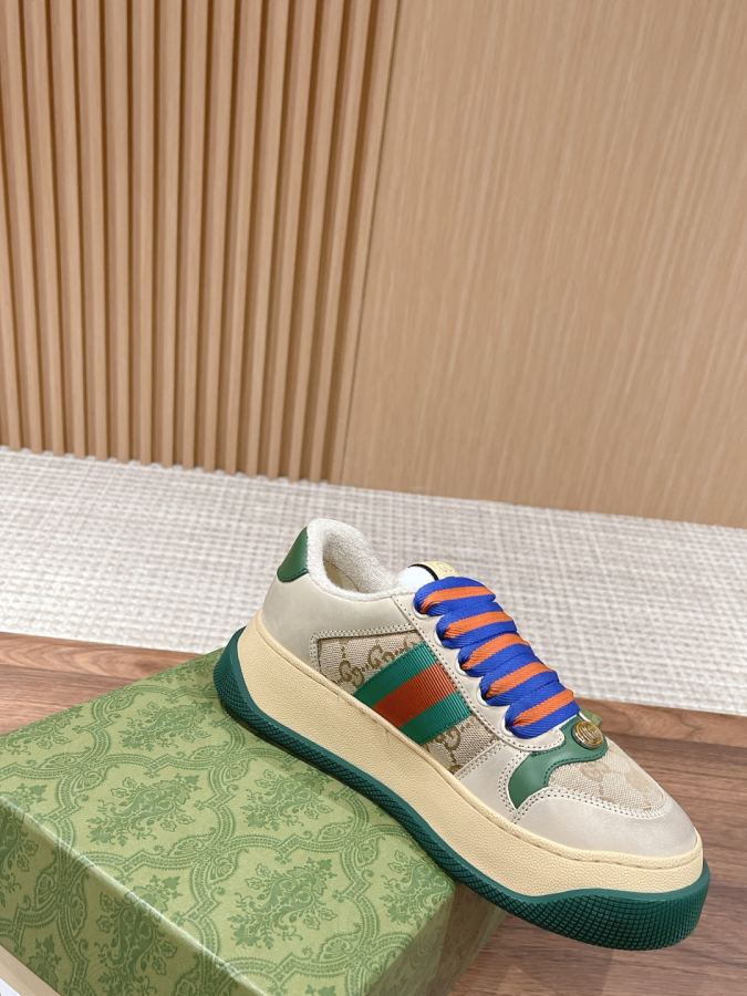 Gucci women's shoes # 𝙂𝙪𝙘𝙘𝙞 𝘿𝙤𝙪𝙗𝙡𝙚 𝙎𝙘𝙧𝙚𝙚𝙣𝙚𝙧 — 1:1 Replica For Sale — photo 3