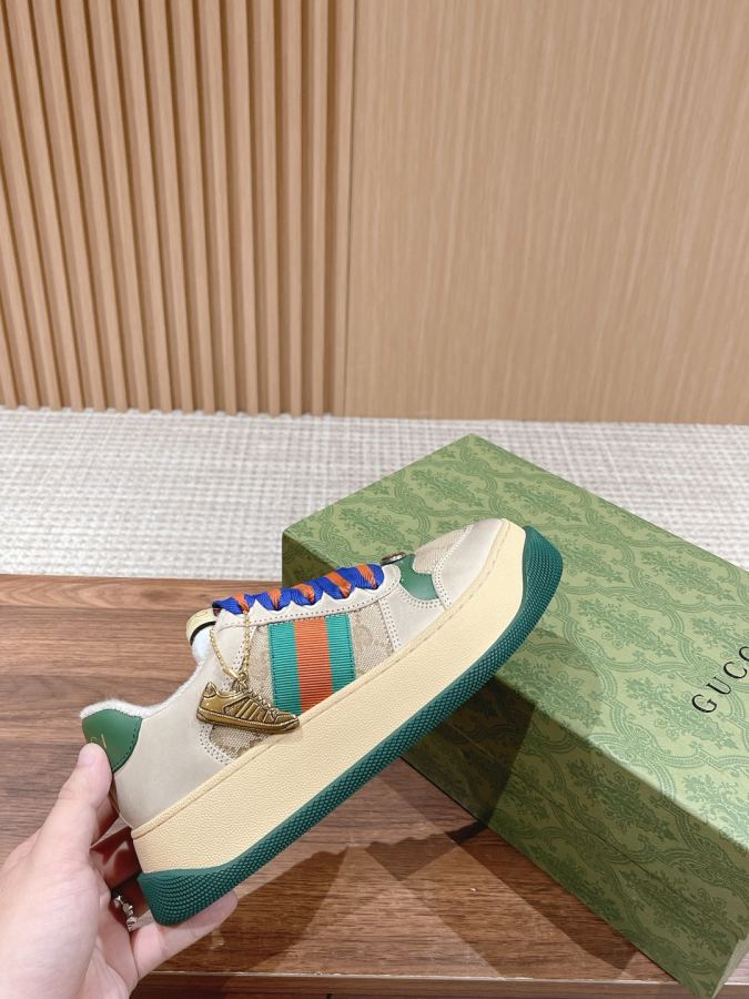 Gucci women's shoes # 𝙂𝙪𝙘𝙘𝙞 𝘿𝙤𝙪𝙗𝙡𝙚 𝙎𝙘𝙧𝙚𝙚𝙣𝙚𝙧 — 1:1 Replica For Sale — photo 6