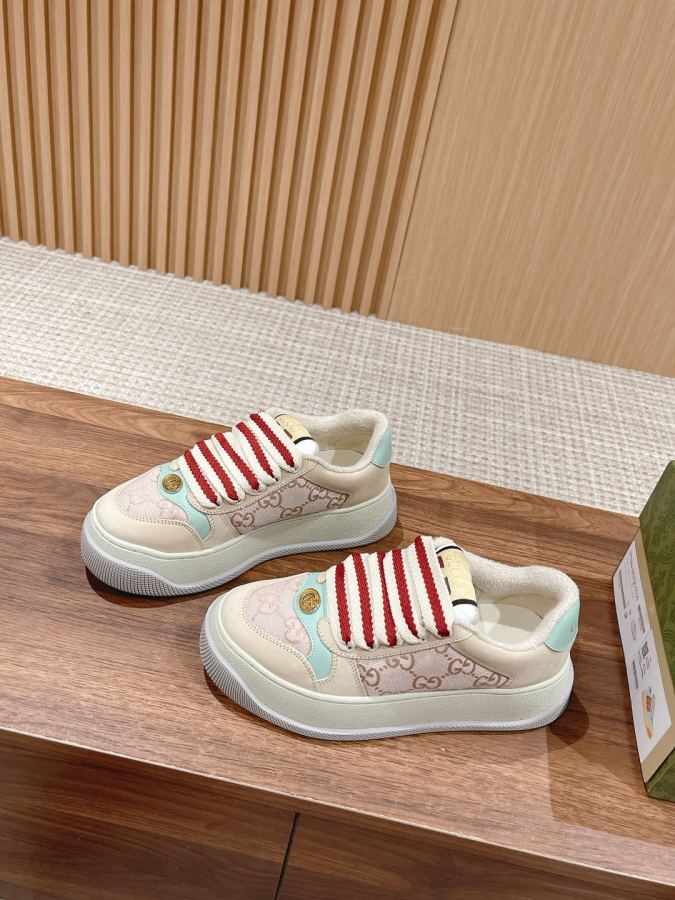Gucci women's shoes # 𝙂𝙪𝙘𝙘𝙞 𝘿𝙤𝙪𝙗𝙡𝙚 𝙎𝙘𝙧𝙚𝙚𝙣𝙚𝙧 — AAA Quality Replica — photo 2