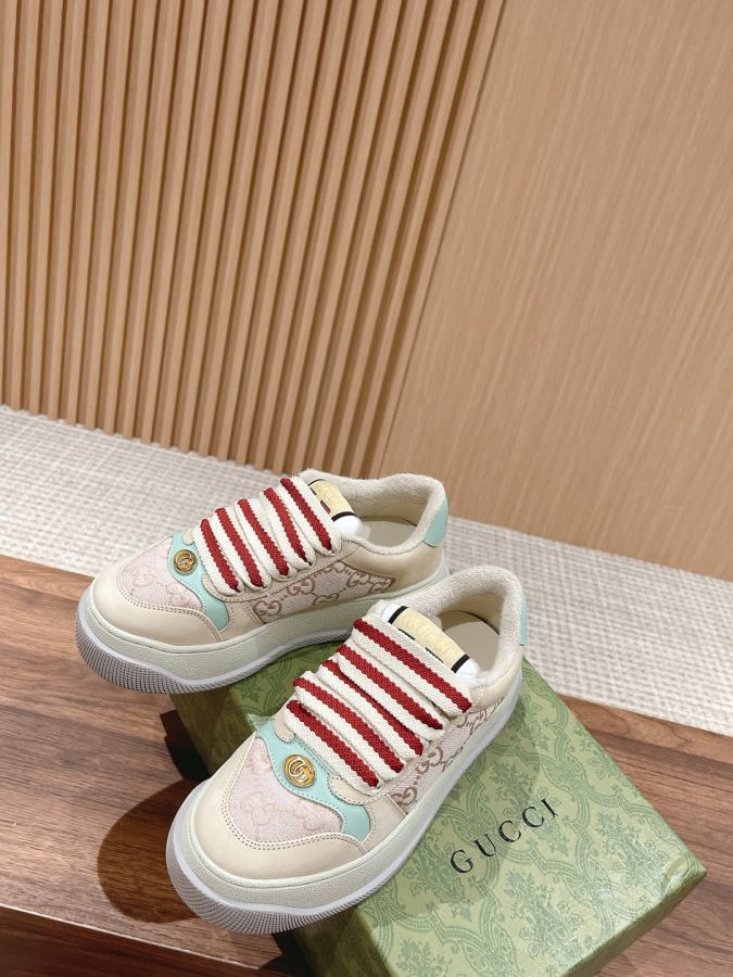 Gucci women's shoes # 𝙂𝙪𝙘𝙘𝙞 𝘿𝙤𝙪𝙗𝙡𝙚 𝙎𝙘𝙧𝙚𝙚𝙣𝙚𝙧 — AAA Quality Replica — photo 4