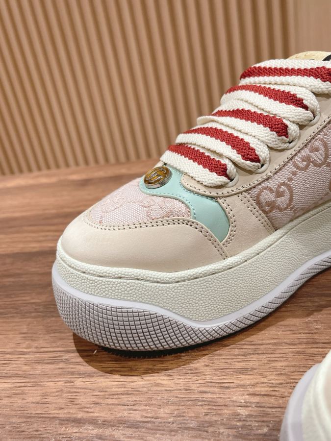 Gucci women's shoes # 𝙂𝙪𝙘𝙘𝙞 𝘿𝙤𝙪𝙗𝙡𝙚 𝙎𝙘𝙧𝙚𝙚𝙣𝙚𝙧 — AAA Quality Replica — photo 7