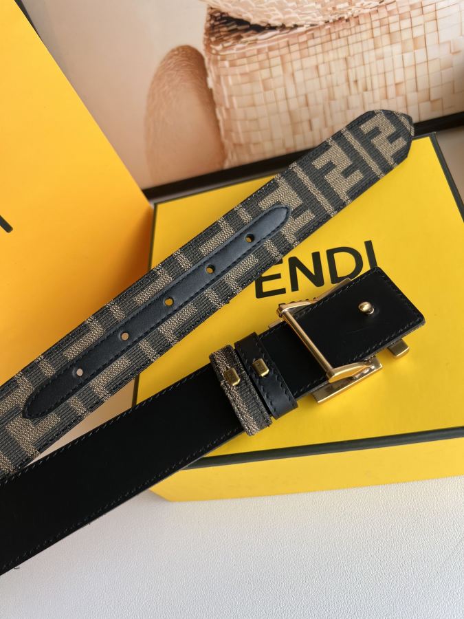 FENDI belt FENDI “ F” “ ”Karl Largerfeld FF 3 5cm — 1:1 Replica For Sale — photo 8