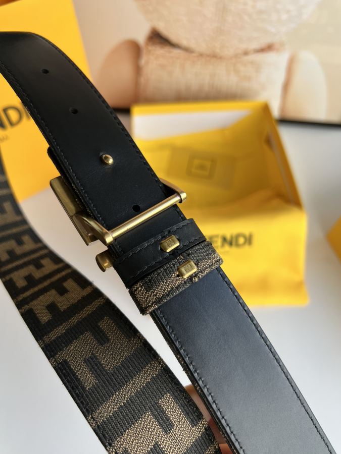 FENDI belt FENDI “ F” “ ”Karl Largerfeld FF 3 5cm — 1:1 Replica For Sale — photo 7
