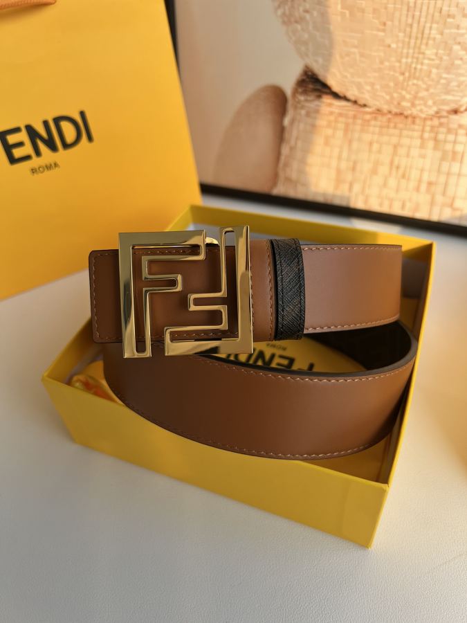 FENDI belt FENDI “ F” “ ”Karl Largerfeld FF 3.5cm — Premium Replica — photo 4