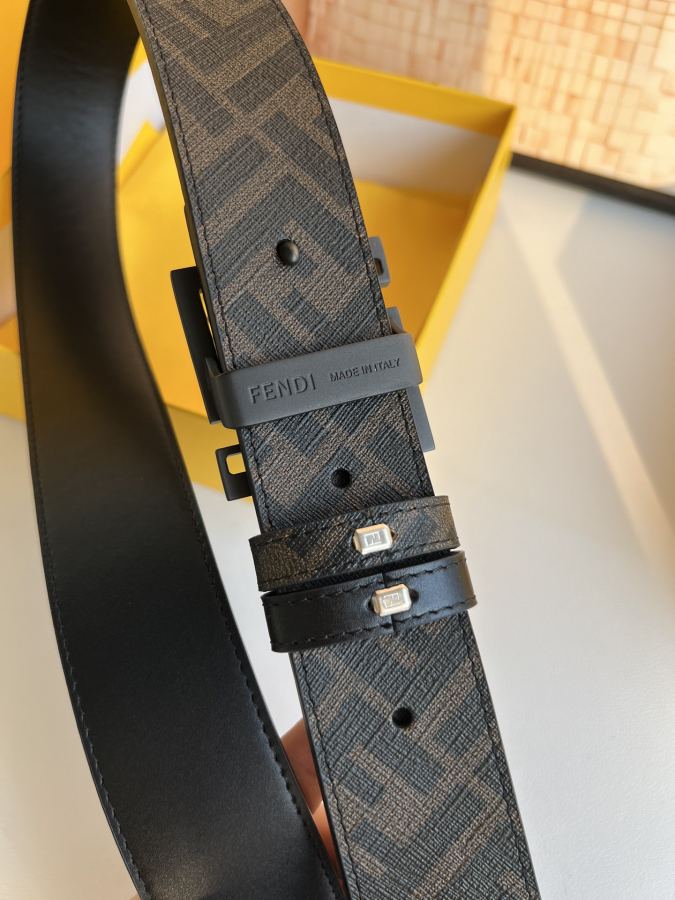FENDI belt FENDI “ F” “ ”Karl Largerfeld FF 3.5cm — 1:1 Replica — photo 4