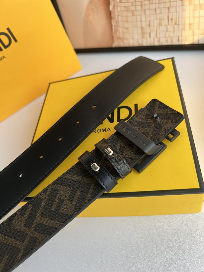FENDI belt FENDI “ F” “ ”Karl Largerfeld FF 3.5cm — 1:1 Replica — photo 8