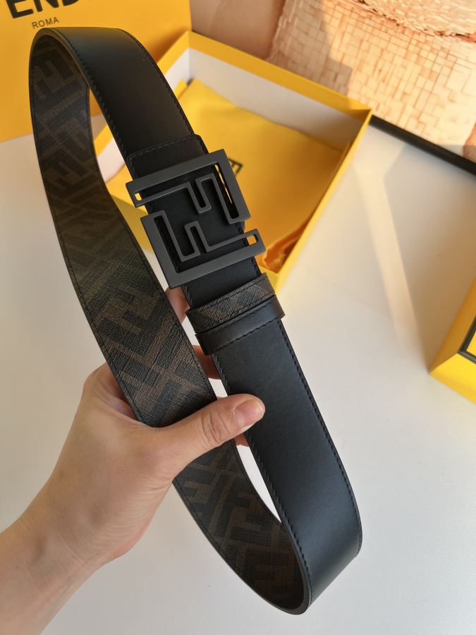 FENDI belt FENDI “ F” “ ”Karl Largerfeld FF 3.5cm — 1:1 Replica — photo 2