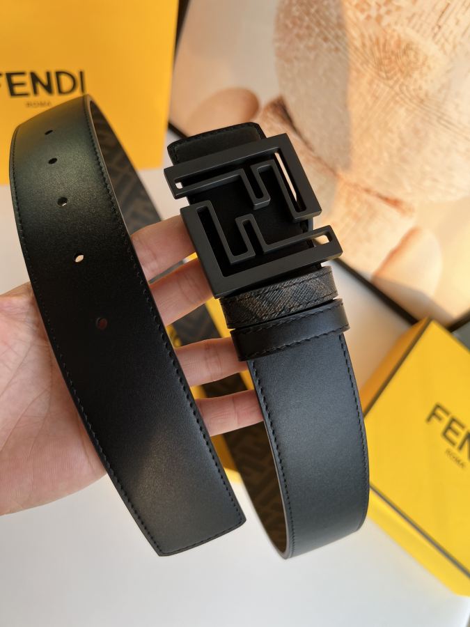 FENDI belt FENDI “ F” “ ”Karl Largerfeld FF 3.5cm — 1:1 Replica — photo 6
