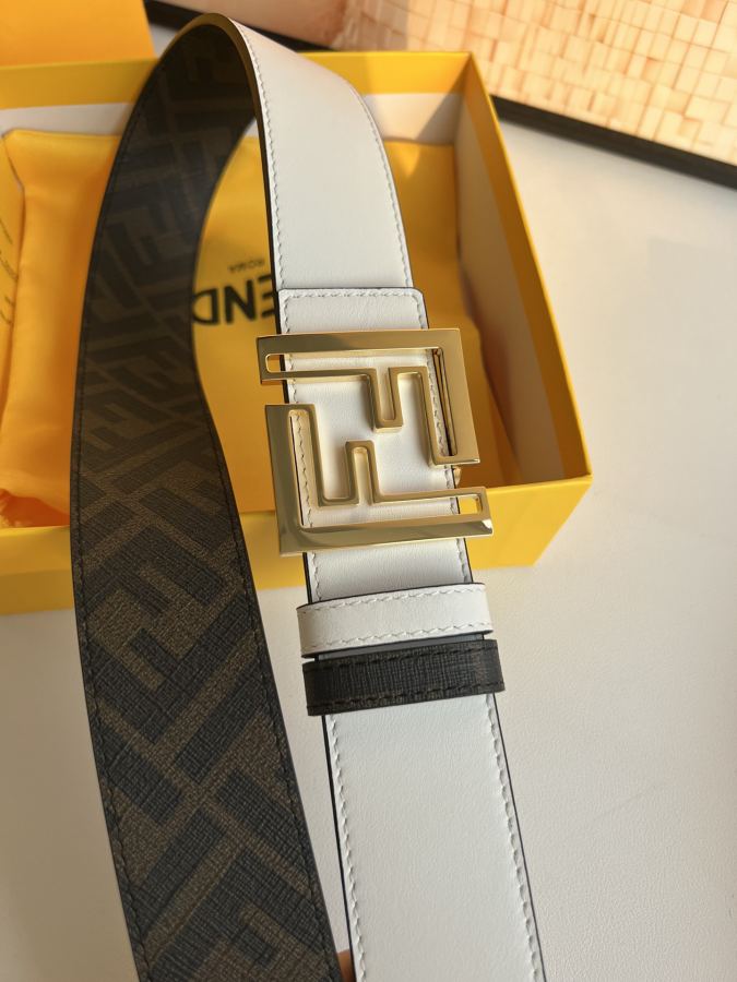 FENDI belt FENDI “ F” “ ”Karl Largerfeld FF 3.5cm — AAA Quality Replica — photo 3