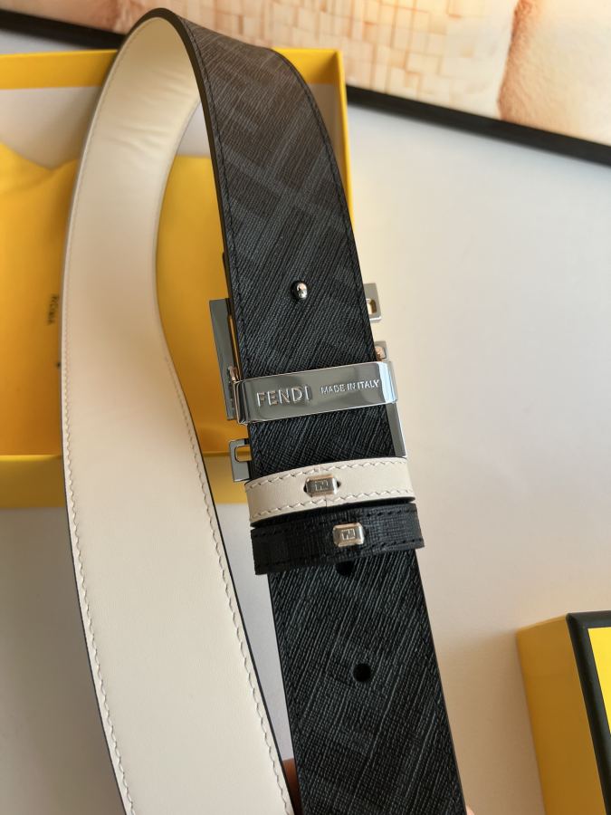 FENDI belt FENDI “ F” “ ”Karl Largerfeld FF Skeleton FF 3 5cm — 1:1 Replica For Sale — photo 4