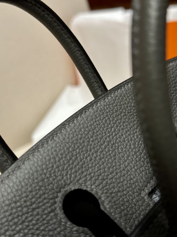 Hermes bag (1-9/15 P) Small Popular grass planting Color 88 graphite gray — Premium Replica — photo 6