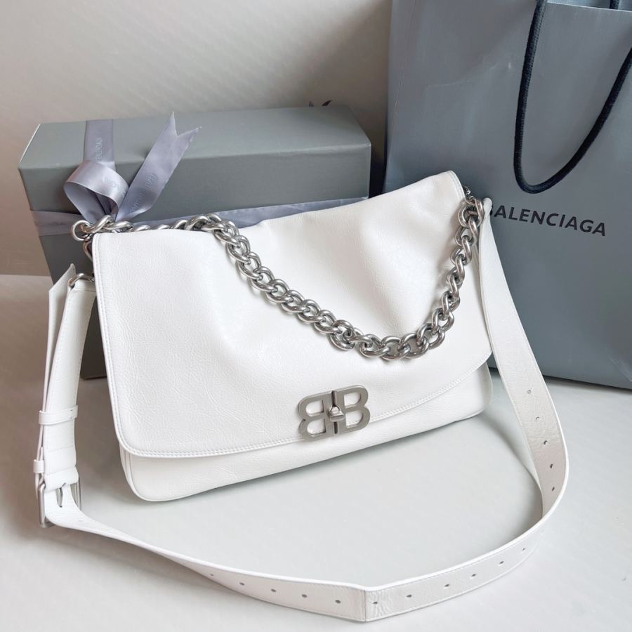 Sac Balenciaga Large {huile cire blanc} — photo 4