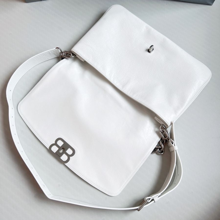 Sac Balenciaga Large {huile cire blanc} — photo 5