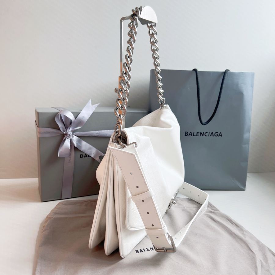 Sac Balenciaga Large {huile cire blanc} — photo 2