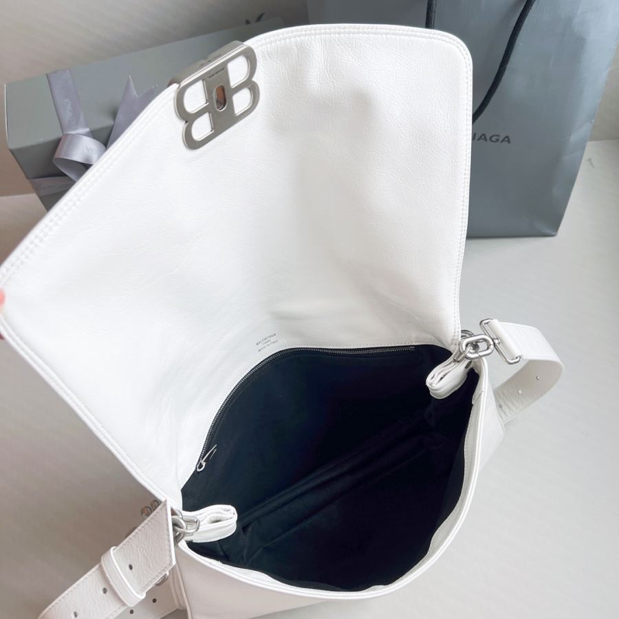 Sac Balenciaga Large {huile cire blanc} — photo 8