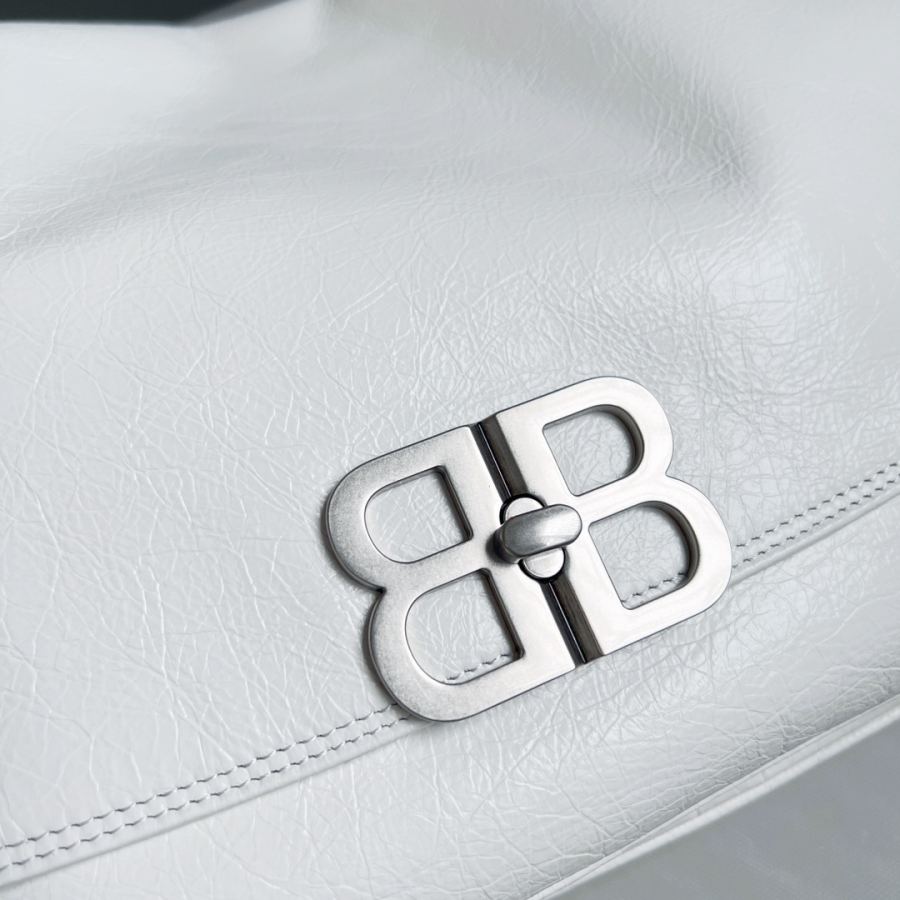 Sac Balenciaga Large {huile cire blanc} — photo 7