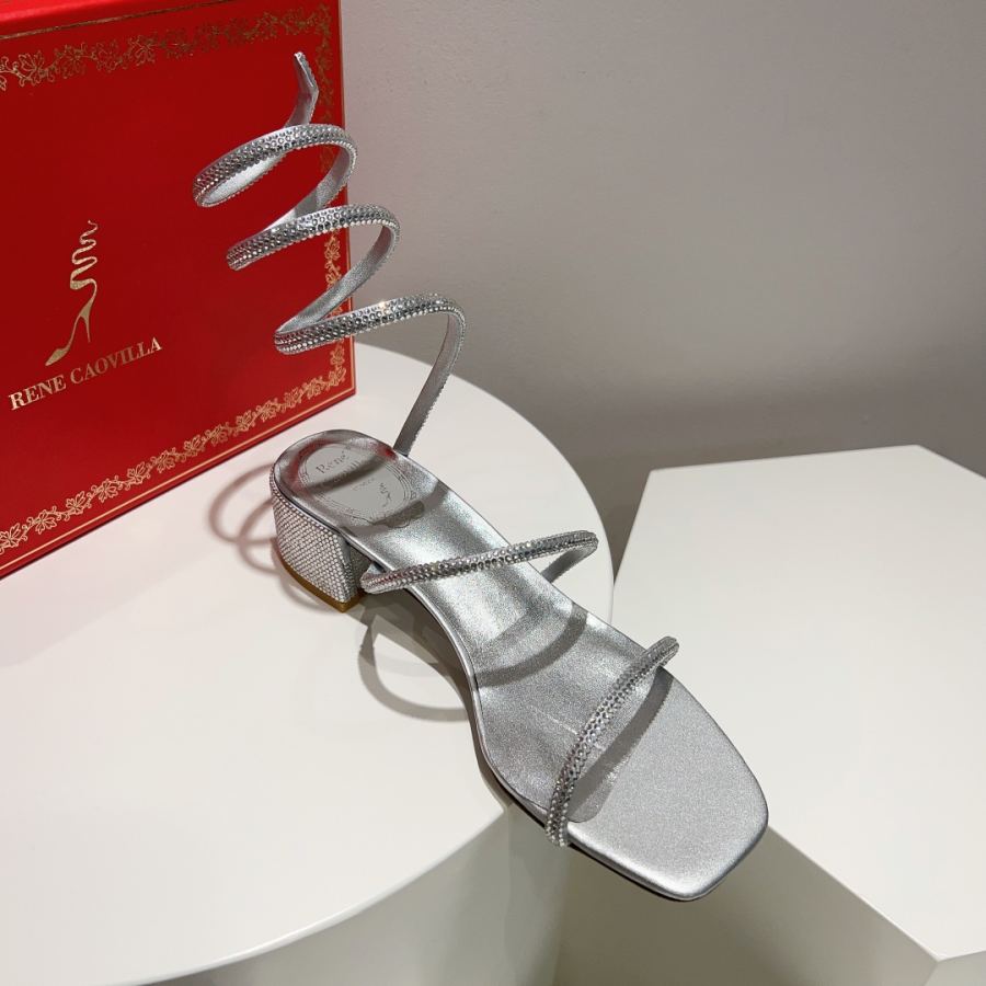 Rene Caovilla women's shoes Rᴇɴᴇ Cᴀᴏᴠɪʟʟᴀ | 2023s𝐒 RC CLEO Series 〰 — 1:1 Replica For Sale — photo 5